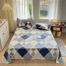 Axyaa Small Fresh Jet Cotton Sheet Single: Ideal for Student Dorms