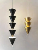 Axya Cream Style Bedroom Bedside Chandelier Branched Long Line Design