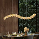 Axyaa Crystal Chandelier, Modern Bedroom Ceiling Light, Luxury Living Room Pendant Lamp