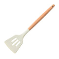 Axyaa Silicone Wooden Handle Kitchen Utensils Set