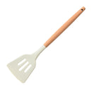 Axyaa Silicone Wooden Handle Kitchen Utensils Set