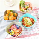 Axyaa Solid Color Fruit Plate and Salad Bowl
