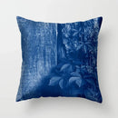 Blue Pattern Cushion Cover 45*45cm Pillowcase for Bedroom Sofa Home Decor by Axyaa