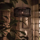 Axyaa Rattan Pendant Lamp: Modern Woven LED Chandelier for Home Decor Lighting