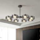 Axyaa Pendant LED Chandelier for Bedroom Decor and Living Room Lighting