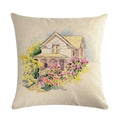 Axyaa Retro Country Pattern Pillowcase 45*45cm Home and Car Adornment