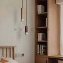 Axyaa Walnut Wood LED Pendant Lamp for Dining Room and Living Room