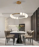 Axyaa Modern Minimalist Chandelier for Restaurant Living Room Bedroom