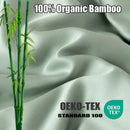 Axyaa Bamboo Flat Sheet: Luxury Silky Bed Cover, Single-Double-King-Queen Sizes