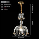Axyaa Crystal Chandelier Pendant Light for Dining, Living, Bedroom & Entryway
