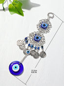 Axyaa Boho Evil Eye Metal Wall Decor Hanging Pendant Art Ornament