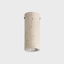Yellow Cave Stone Tube Lamp for Wabi Sabi Living by Axyaa