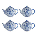 Axyaa Ceramic Pot Seasoning Dish Set - Creative Tableware for Tea, Dim Sum, Snacks