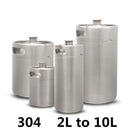 Axya Stainless Steel Mini Keg Beer Growler Home Brewing Bar Accessories