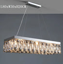 Axyaa Crystal Chandelier for Modern Luxury Living Room and Bedroom Ceiling Decoration