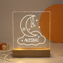 Axyaa Personalized 3D LED Name Nightlight - Kids Bedroom Decoration & Gift