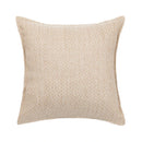 Axyaa Linen Embroidery Leaves Cushion Cover - Beige Green 45x45cm