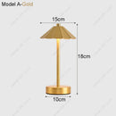 Axyaa LED Pleated Table Lamp: Touch Tricolor Dimmable Night Light