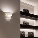 Axyaa Art Deco Marble Wall Light G4 Bulb Sconce for Home Dining Room Bedroom