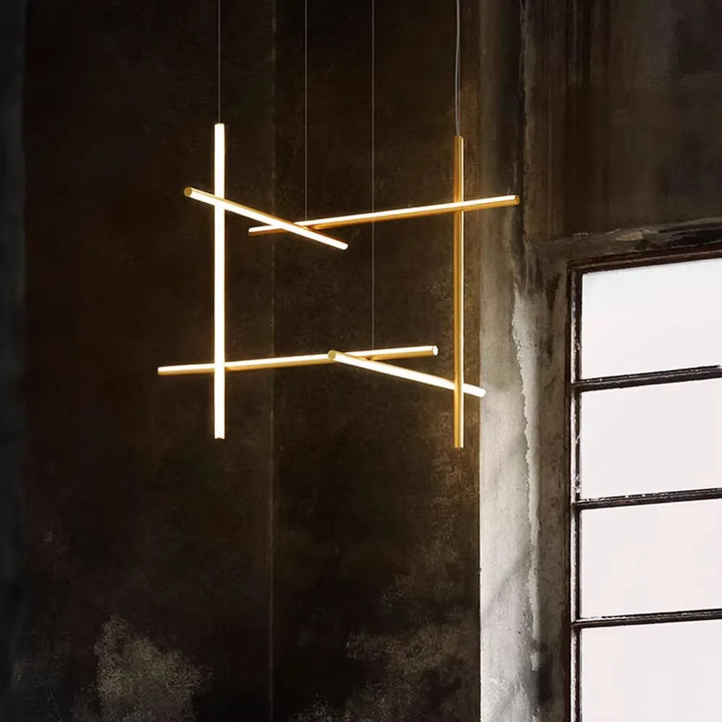 Axyaa Nordic LED Pendant Lights for Exhibition Hall, Hotel & Restaurant with Minimalist Design.