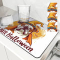 Axyaa Halloween Law Dry Coffee Mat - Absorbent Dish Placemat