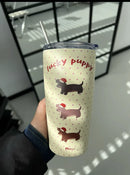 Axyaa 550ml Stainless Steel Thermal Tumbler with Straw - Kawaii Design