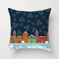 Axyaa Christmas Home Pillowcases Printed Bed Decoration Cushion Covers
