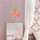 Axyaa Glass LED Pendant Lights Modern Hanging Lamp for Home Decor