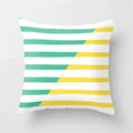 Axyaa Geometric Print Cushion Pillowcase 45x45cm for Home Decor