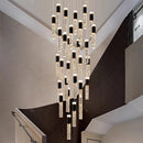 Axyaa Modern LED Pendant Chandelier for Staircase & Living Room Lighting