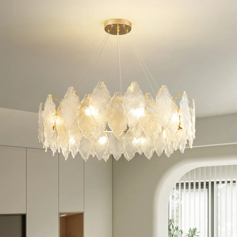 Axyaa Crystal Chandelier for Living Room Dining Bedroom