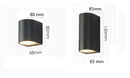 Axyaa Outdoor Waterproof LED Wall Light Up Down Aluminum Lamp
