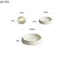 Axyaa Ceramic Dinner Plate Set for Family Meals and Entertaining