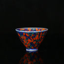Axyaa Retro Ceramic Kung Fu Tea Set with Large Tea Cups