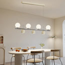 Axyaa Round Ball Pendant Chandelier Light for Living Room