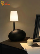 Axyaa Zen Art Solid Wood Table Lamp LED G9 Decor Desk Light Bedroom Living Room