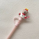 Axyaa Bear Silicone Straw Cap for 30oz Tumblers