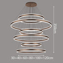 Axyaa Modern Stair Chandelier Ceiling Pendant Lights - LED Indoor Living Room Lighting