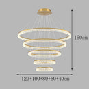 Axyaa Modern LED Pendant Light Chandeliers for Living Room and Dining Room