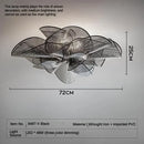 Axyaa Modern Nordic Flower LED Ceiling Chandelier for Home Decor