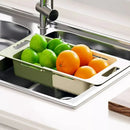 Axyaa Double-layer Retractable Sink Storage Rack with Filter Tray