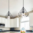 Axyaa Iron Cage Pendant Light: Modern Nordic Industrial Loft Lamparas