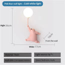 Polar Bear LED Sconce Wall Light for Kid's Room Decor - Axyaa