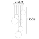 Axyaa LED Pendant Chandeliers for Modern Home Decor Living Room Lighting