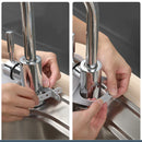 Axyaa Sink Organizer Sponge Holder Soap Shelf Adjustable Drain Basket