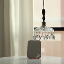 Axyaa Crystal Glass LED Pendant Chandelier - Modern Luxury Lighting Fixtures