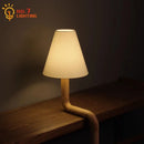 Axyaa Classical Wood Table Lamp LED Desk Light for Study Bedroom