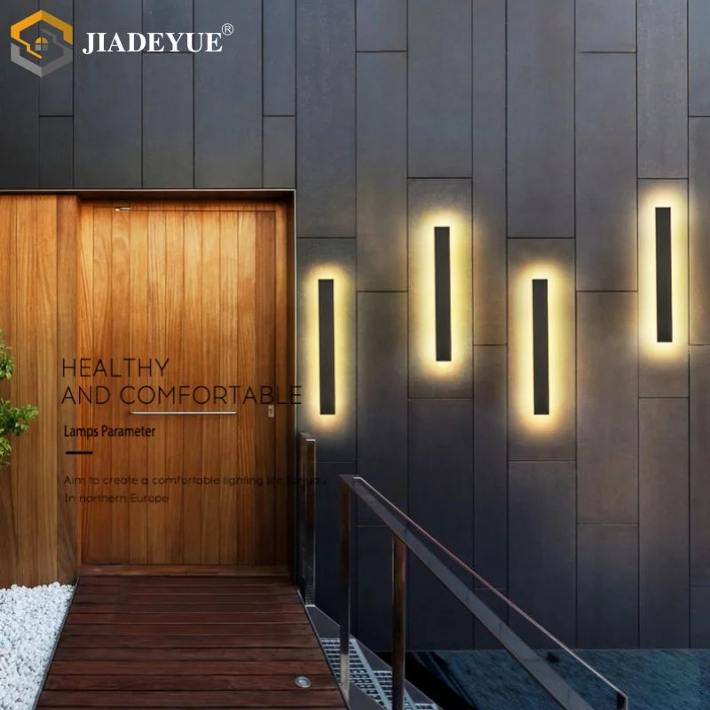 Axyaa Waterproof LED Wall Lamp for Outdoor Garden Balcony Porch Villa Lighting