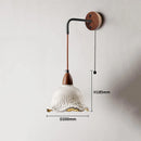 Axyaa Cement Wall Light: Japanese Wabi Sabi Industrial Style LED Lamp