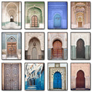 Axyaa Moroccan & Indian Door Wall Art Canvas Painting Print Home Decor